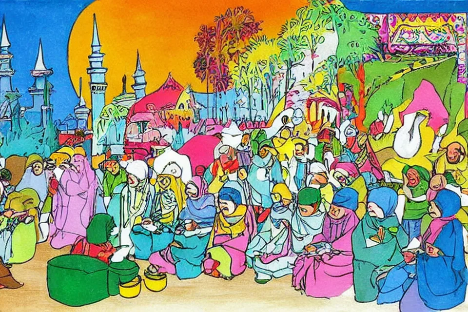 رسم تحريري تعبيري للخبر: جمال أغماني يحذر من تأثير الترحال السياسي على التجربة الديمقراطية المغربية
