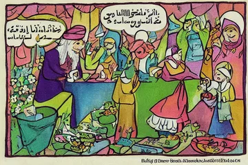 رسم تحريري تعبيري للخبر: إعادة فتح ثلاث منافذ حدودية بين العراق وإيران بعد إغلاق أمني